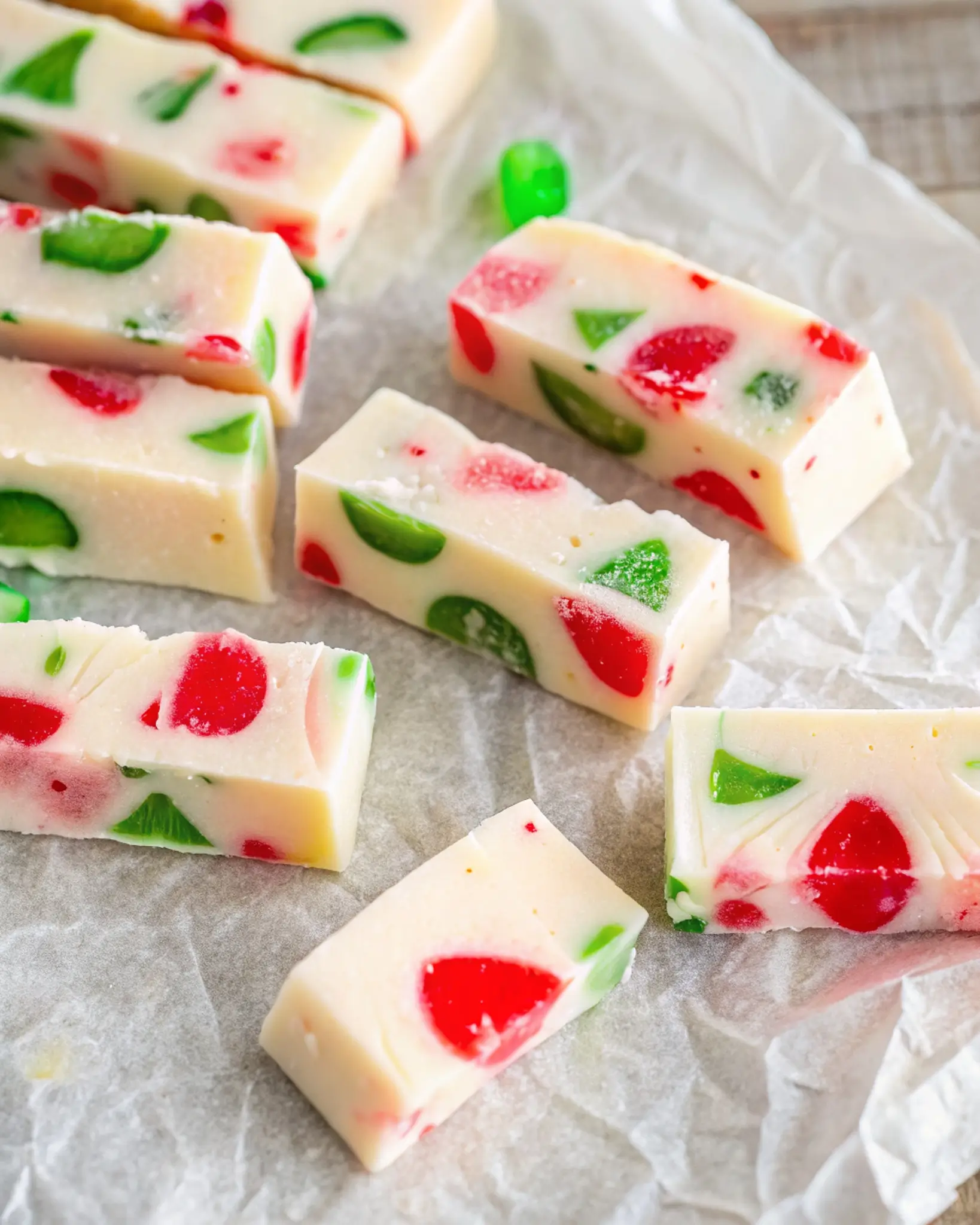 Sweet & Chewy Nougat Bars
