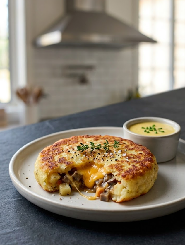 DELICIOUS STUFFED POTATO PANCAKES