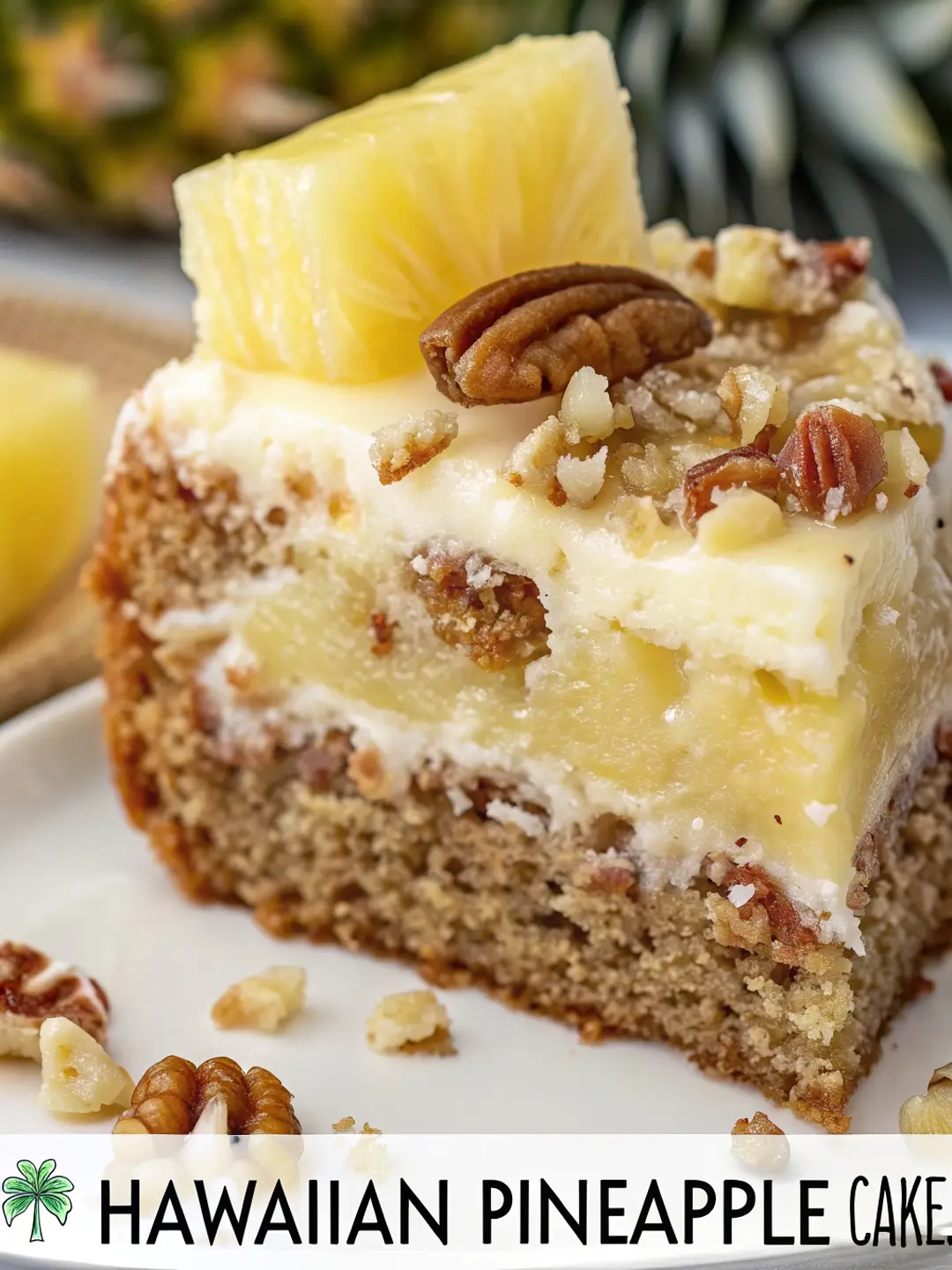 Hawaiian pineapple cake