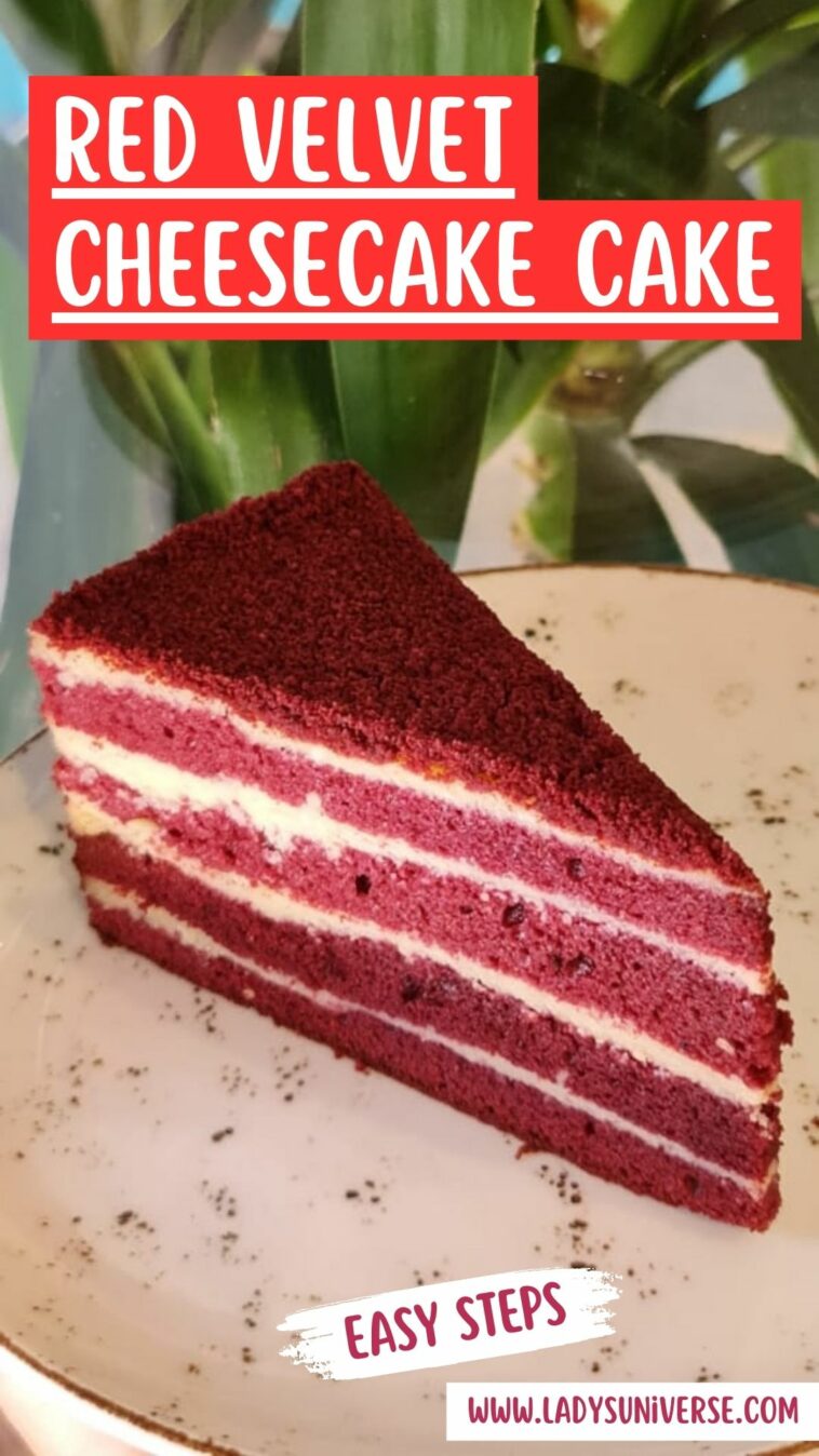 Red Velvet Cheesecake Cake