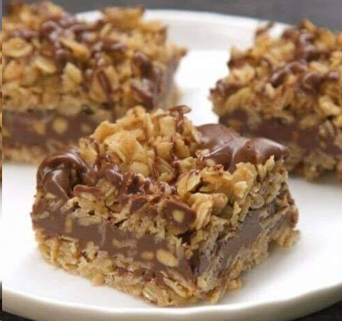 No Bake Chocolate Oat Bars