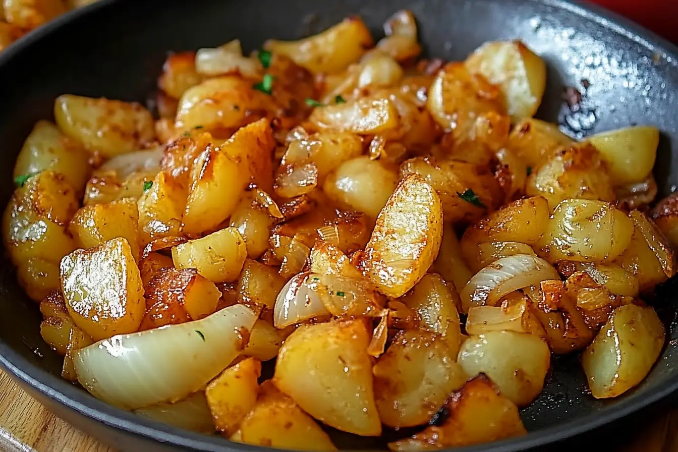 Fried Potatoes and Onions