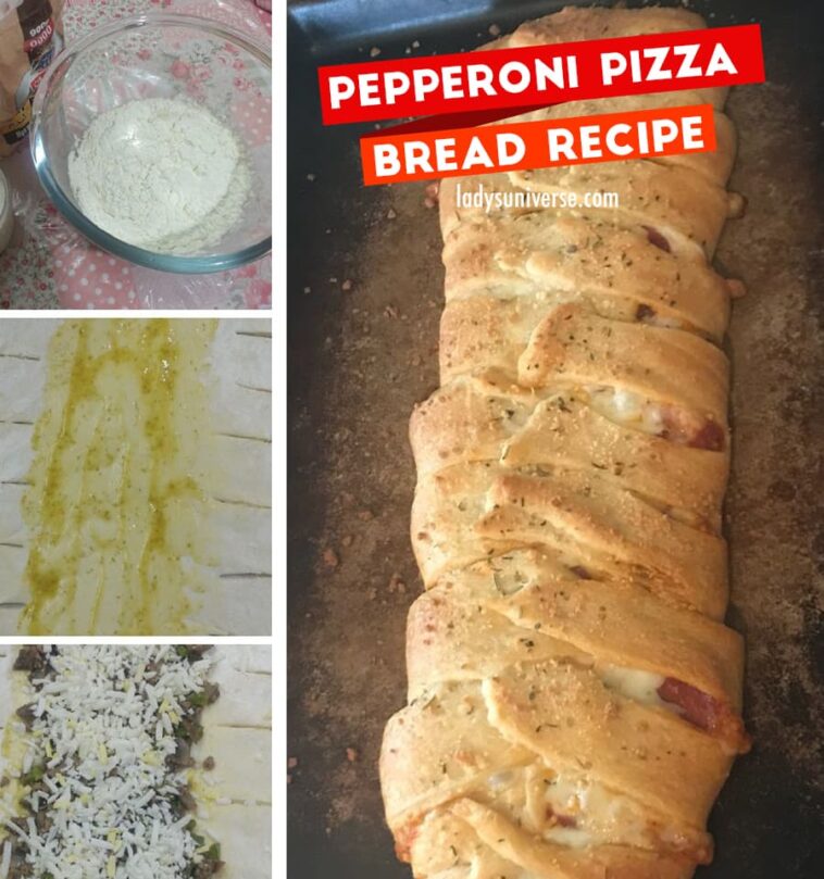 Pepperoni Pizza Bread Recipe