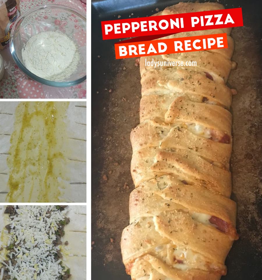 Pepperoni Pizza Bread Recipe