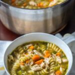 chicken noodle soup, chicken noodle soup recipe, homemade chicken noodle soup, instant pot chicken noodle soup, creamy chicken noodle soup