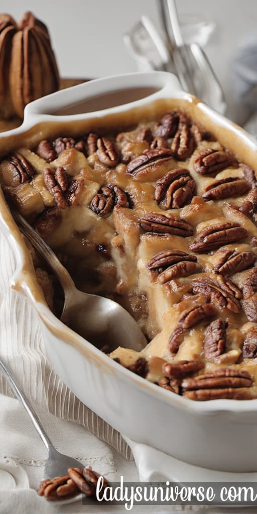 PECAN PIE BREAD PUDDING