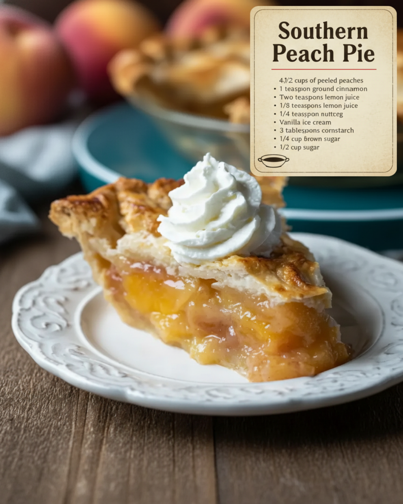 Southern Peach Pie