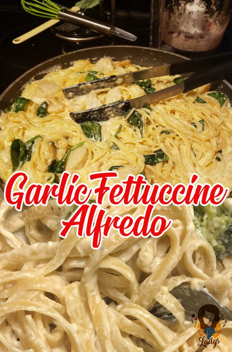 GARLIC FETTUCCINE ALFREDO