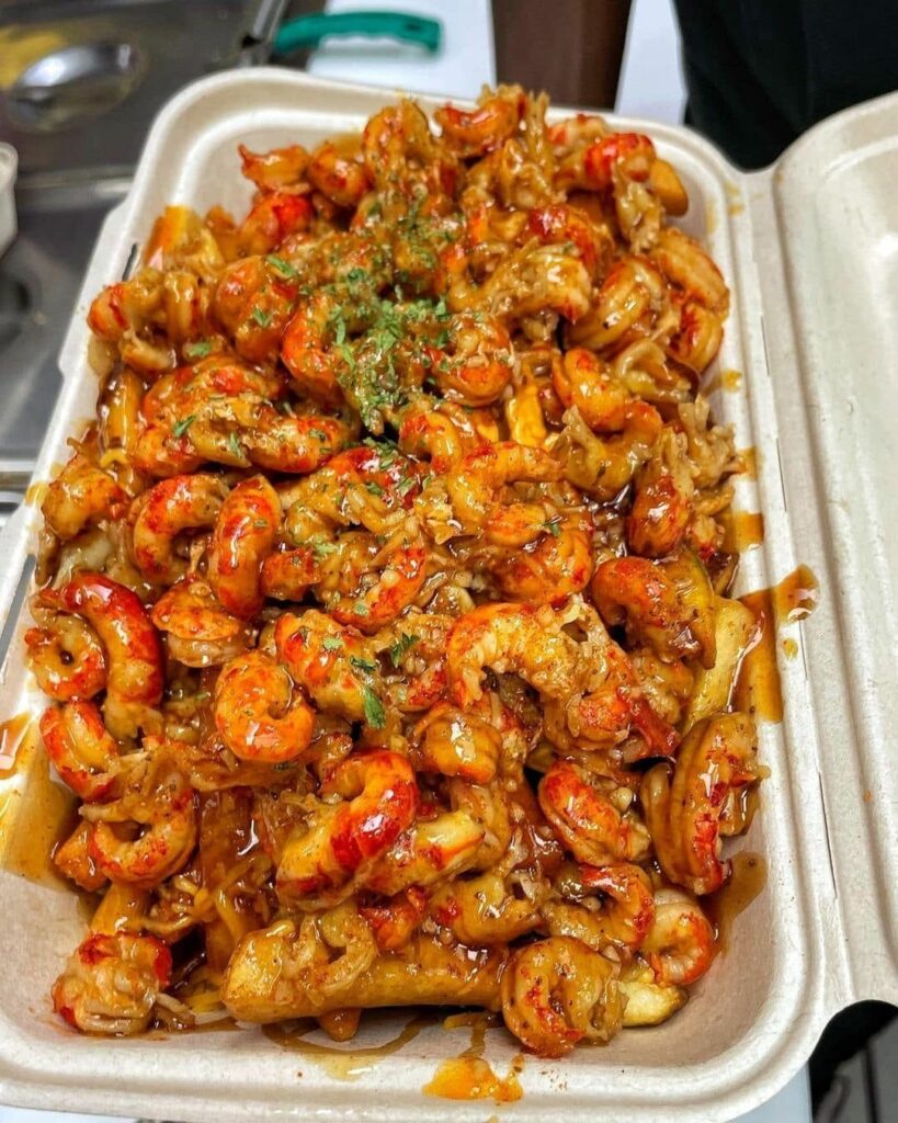 Honey-Garlic-Crawfish-Fries