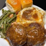 Hamburger Steaks with Onion Gravy Recipe