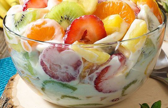 Pudding Fruit Salad