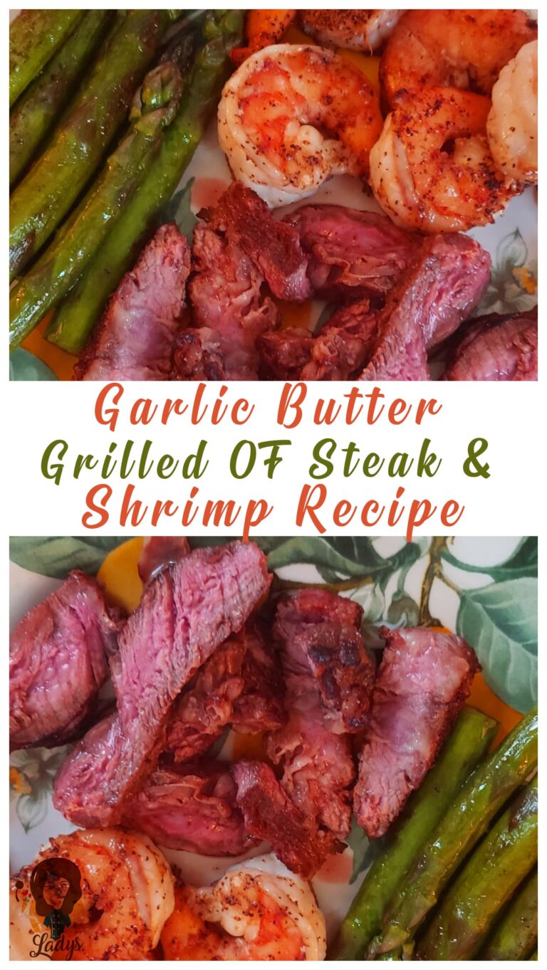 Garlic butter grilled steak & shrimp