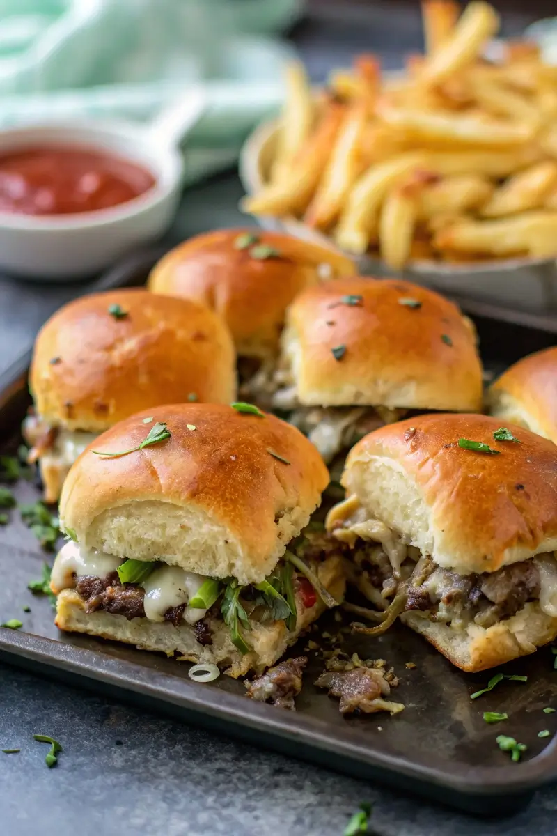 PHILLY CHEESESTEAK SLIDERS