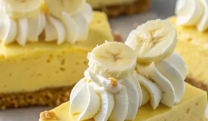 Banana Cream Cheesecake Bars