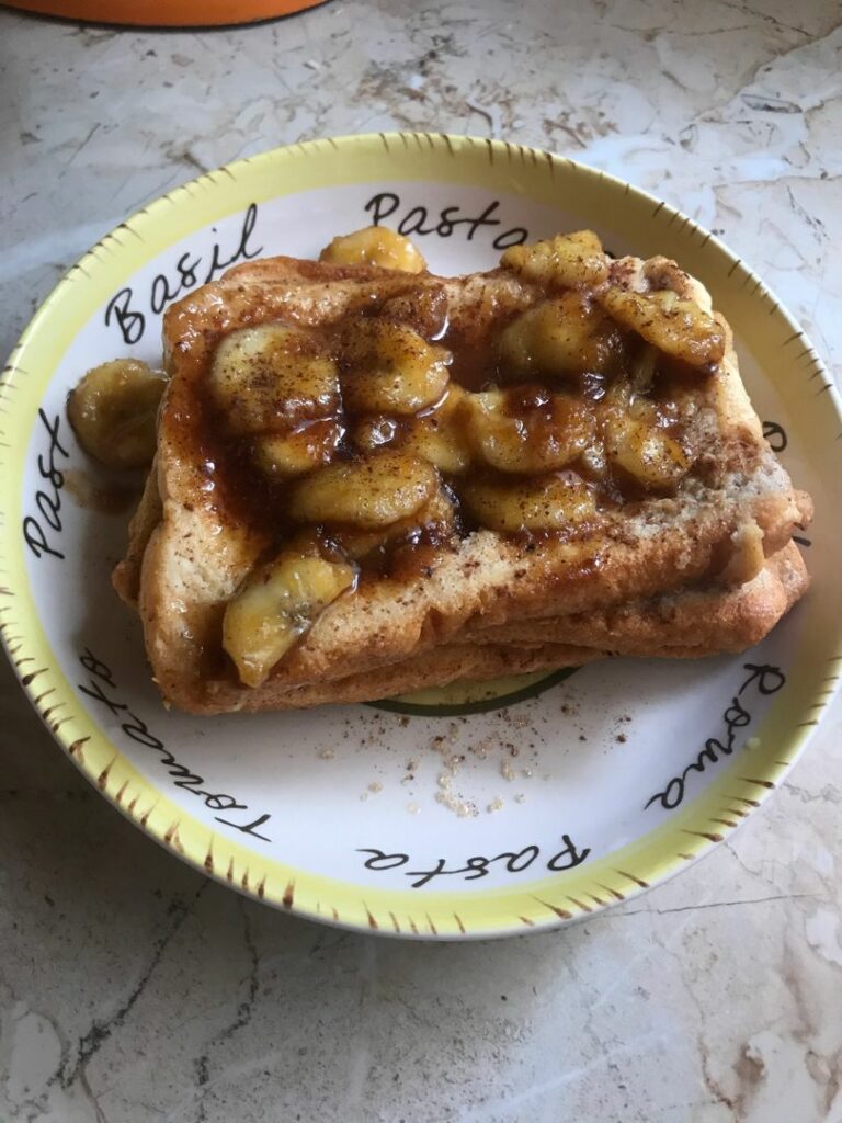 Bananas Foster French Toast Bake