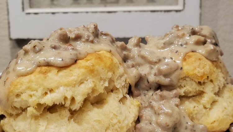 Best EVER Biscuits and Gravy