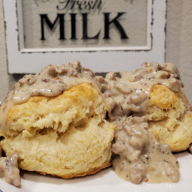 Best EVER Biscuits and Gravy