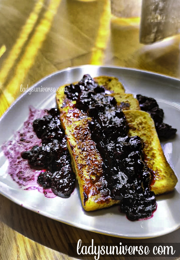 Blueberry toast Cheese