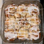 Caramel apple cinnamon roll Lasagna