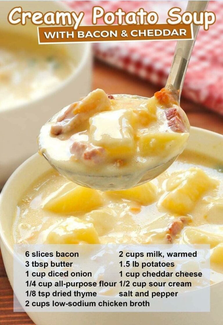 Easy Creamy Homemade Potato Soup