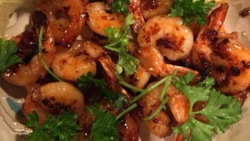 Honey Butter Old Bay Shrimp: