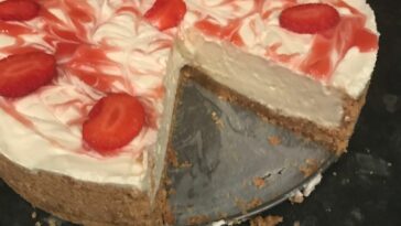 Sugar free Strawberry Cheesecake