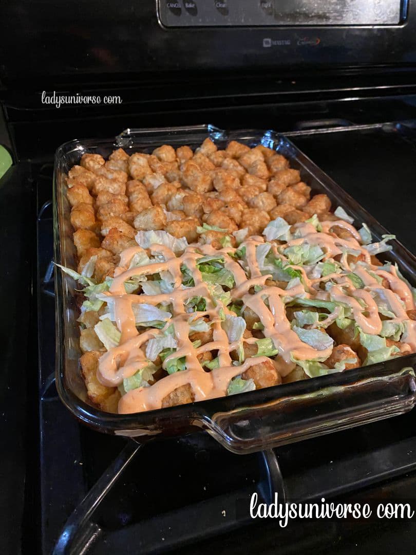 Big Mac Tater Tot Casserole