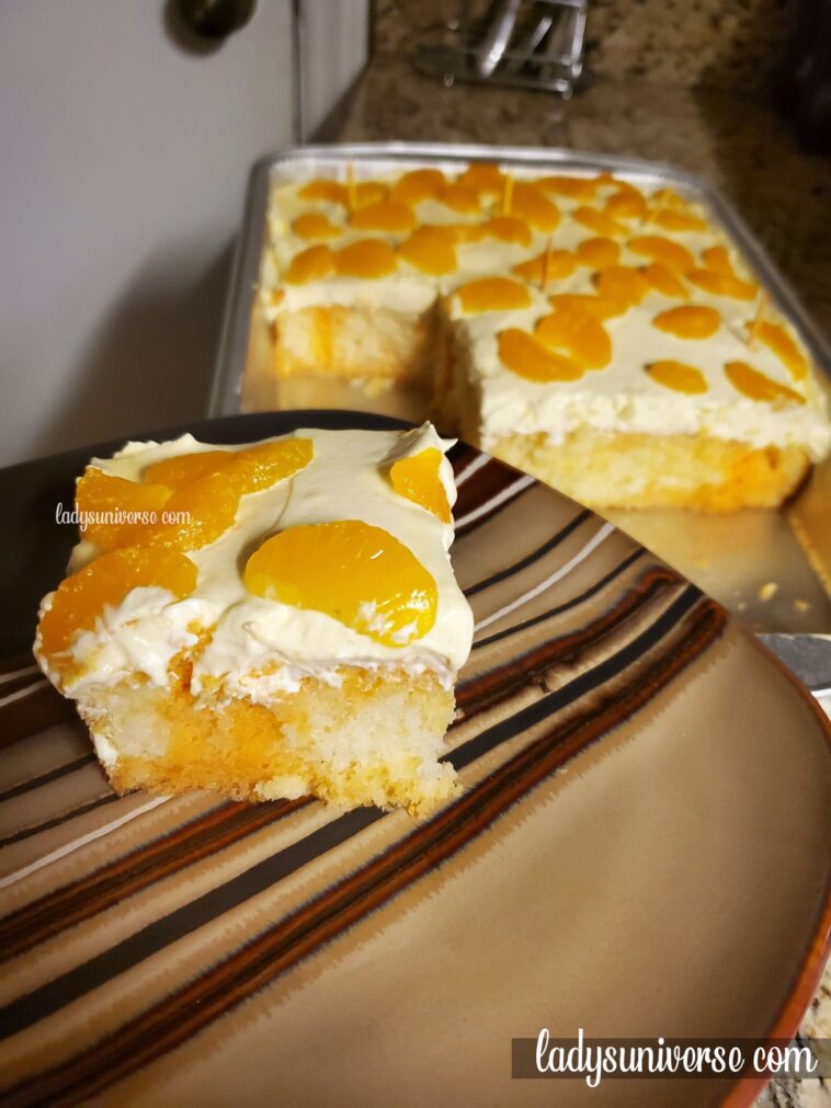 Orange Creamsicle Cake