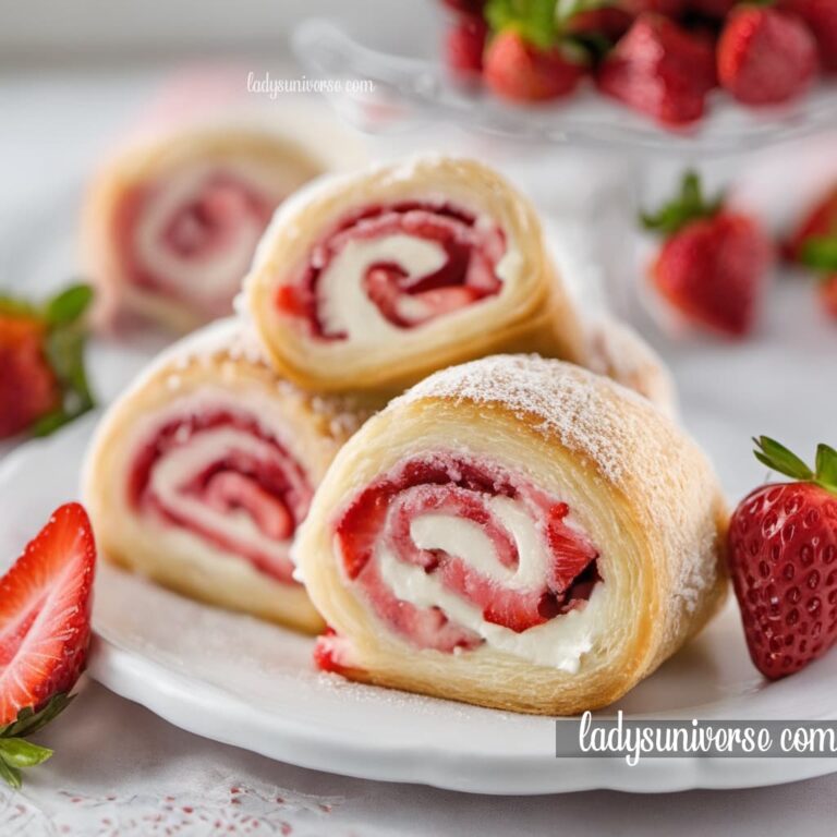 Strawberry Cream cheese Rolls