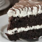 Mounds Cake , Chocolate and Coconut Cake, 4-layer Cake Recipe, Homemade Chocolate Frosting