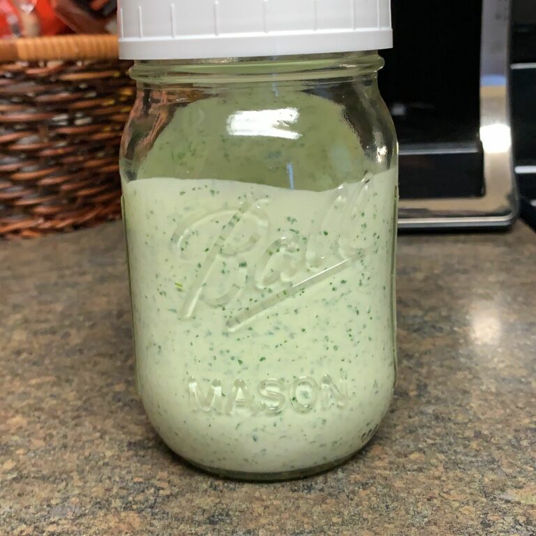Jalapeno Cilantro Ranch Salad Dressing