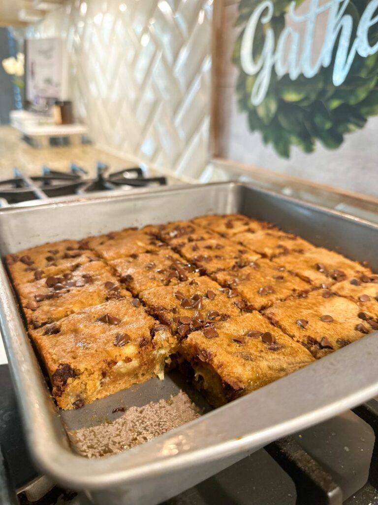 Chocolate Chip Banana Bars