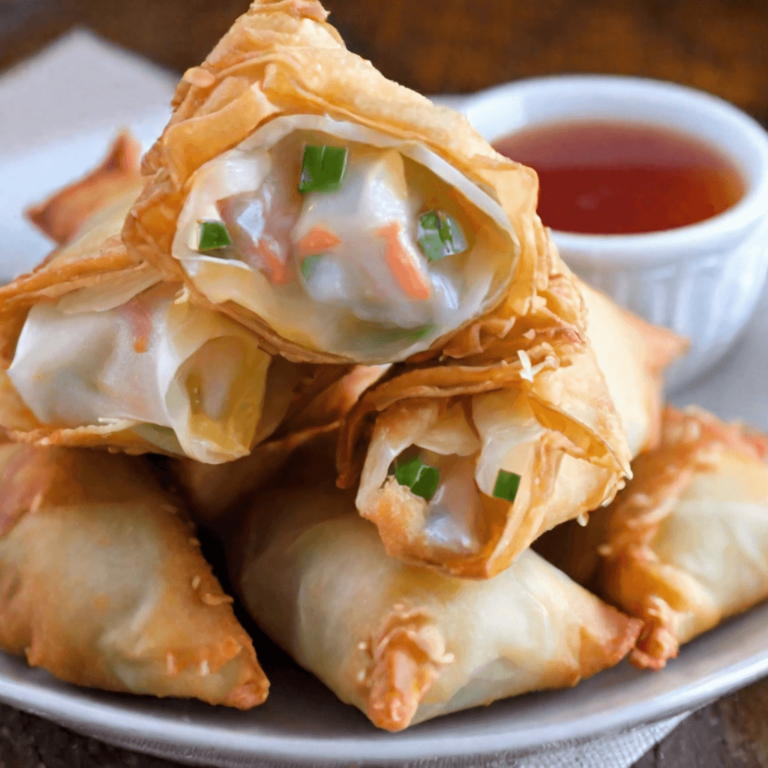 Crab Rangoon Egg Rolls