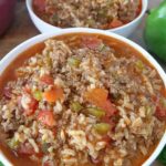 Stuffed Pepper Soup, stuffed pepper soup recipe, stuffed pepper soup crockpot, pepper soup, soup