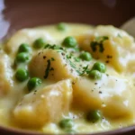 Creamed Potatoes and Peas