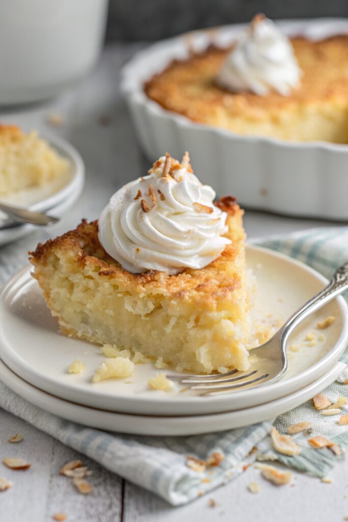 Impossible Coconut Custard Pie