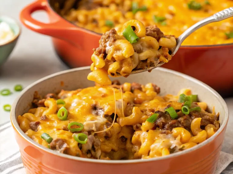 Amazing One-Pot Wonder: Cheeseburger Casserole