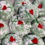 grinch cake mix cookies, grinch cake mix cookies recipe, how to make grinch cookies with cake mix, grinch cake, grinch cake decorations