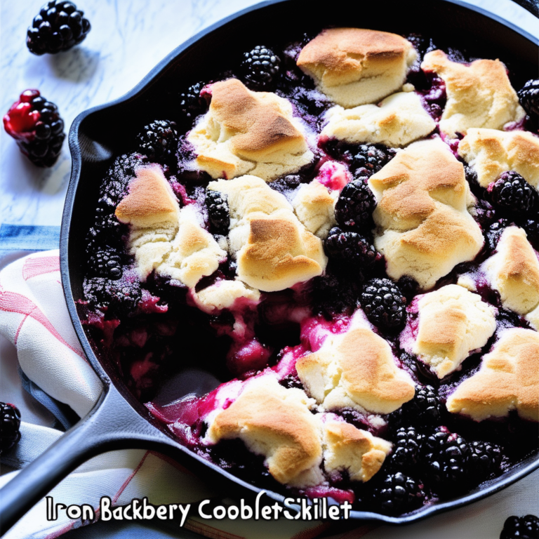 Iron Skillet Blackberry Cobbler: A Rustic Dessert Classic