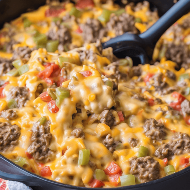 cheeseburger casserole, cheeseburger casserole recipe, skinnytaste cheeseburger casserole, easy cheeseburger casserole, Cheeseburger, casserole