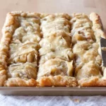 Apple Slab Pie, Large Format Pie, Autumn Desserts. apple slab pie recipe, apple