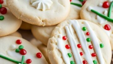 Whipped Shortbread Cookies