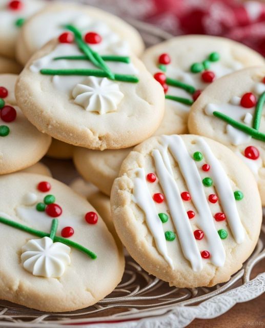 Whipped Shortbread Cookies