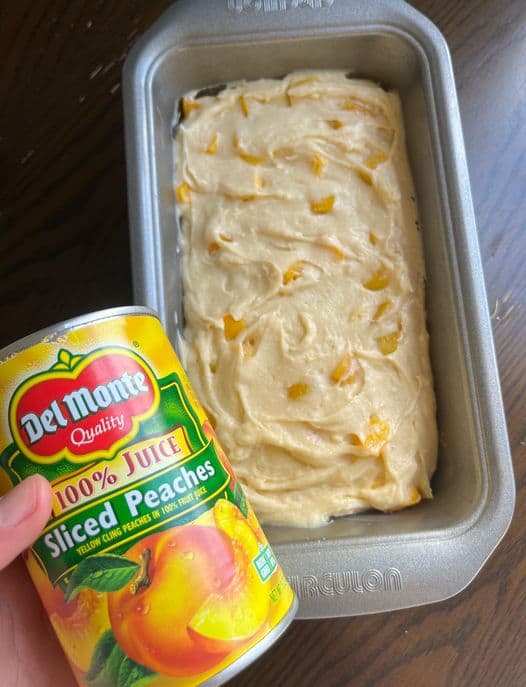 Peaches and Cream Cheese Loaf, Peaches, Cream Cheese Loaf, Cream, Cheese