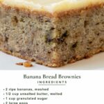 Banana Bread Brownies, Banana, Bread, Brownies