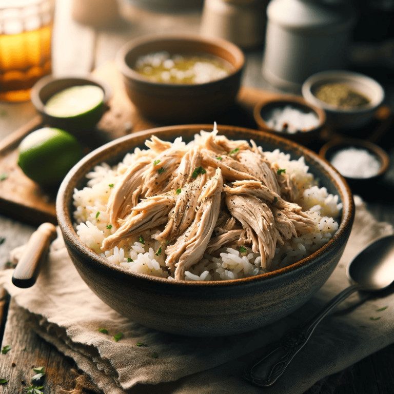 Boiled Chicken and Rice