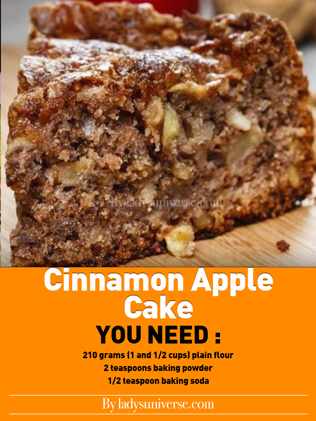 Cinnamon Apple Cake