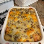 Biscuits and Gravy Breakfast Casserole