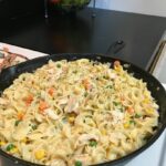 Chicken Pot Pie Noodle Skillet