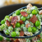 Creamy Bacon Pea Pecan Salad